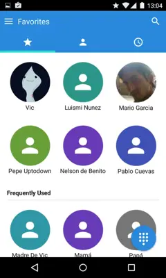 Simpler Contacts android App screenshot 1